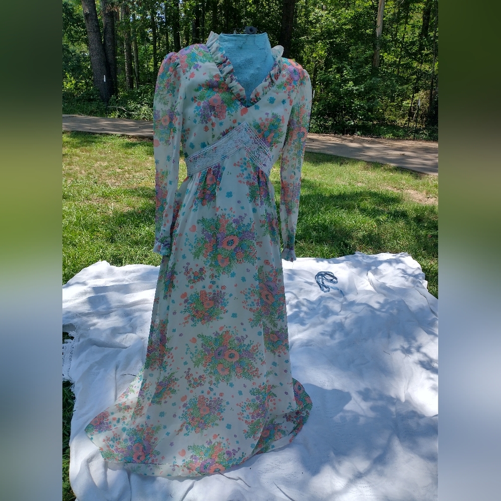 Beautiful 1960s Regency core dress